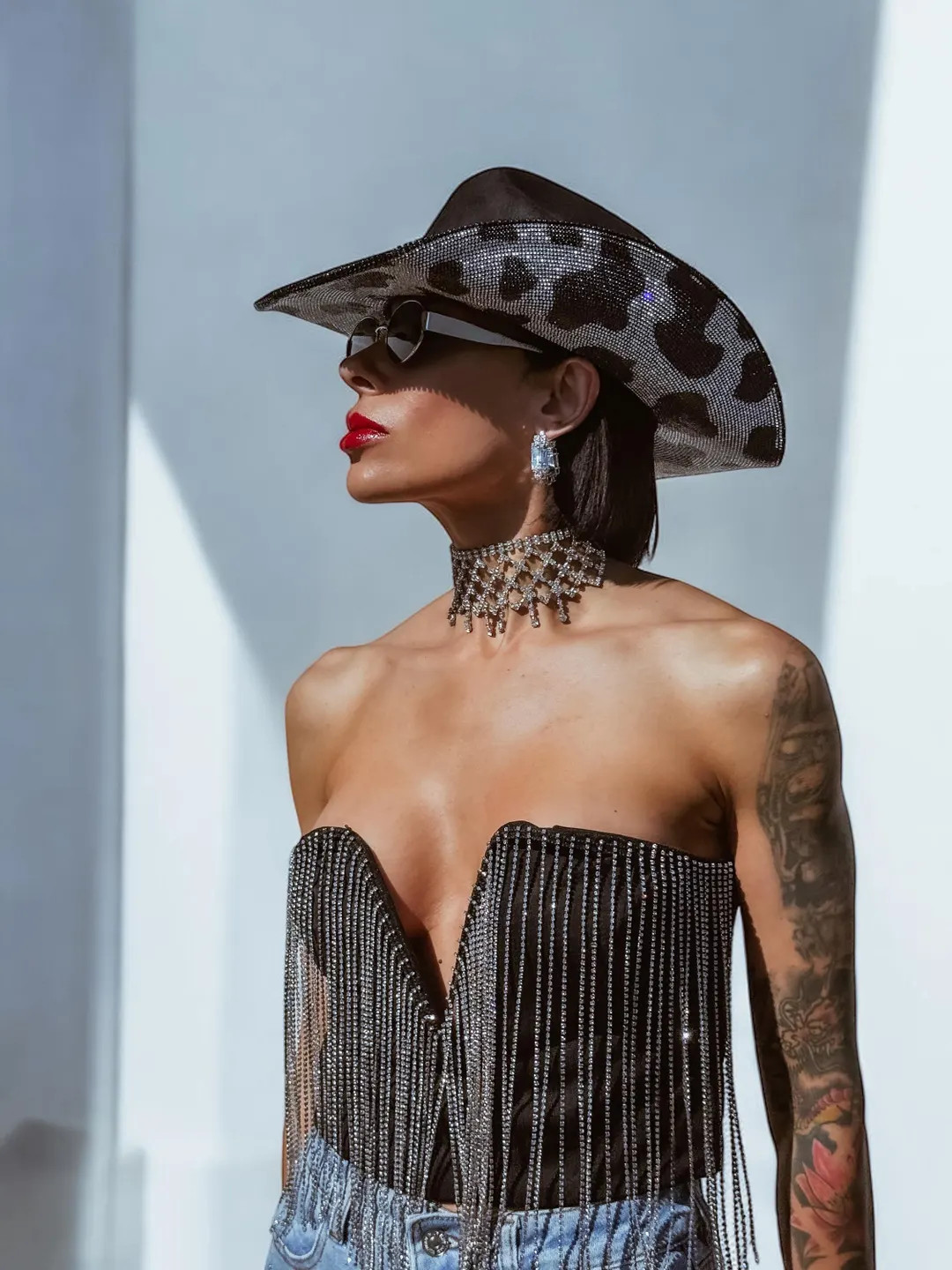 Black Rhinestone Cow Diamond Cowboy Hat, Western Glam Cowboy Hat,diamond Embellished Festival Hat... | Etsy (US)