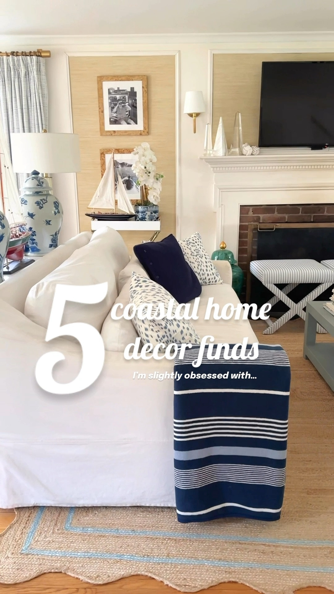 New coastal home decor I just added to our living room for summer. Love this gold petite tabletop lamp (under $30!), these bone inlay frames & decorative boxes, those cute wicker lobster napkins rings, and the blue wicker frames. Linking all my living room sources shown here for you too.

Coastal decor, blue and white home, New England home, nautical decor, wicker, rattan, slipcovered sofa

#LTKStyleTip #LTKSeasonal #LTKHome