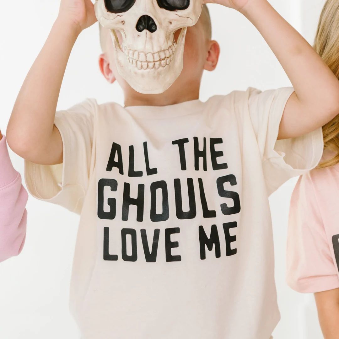 All the Ghouls Love me, Toddler Halloween Shirt, Fall toddler shirt, Child Halloween shirt, Hey G... | Etsy (US)