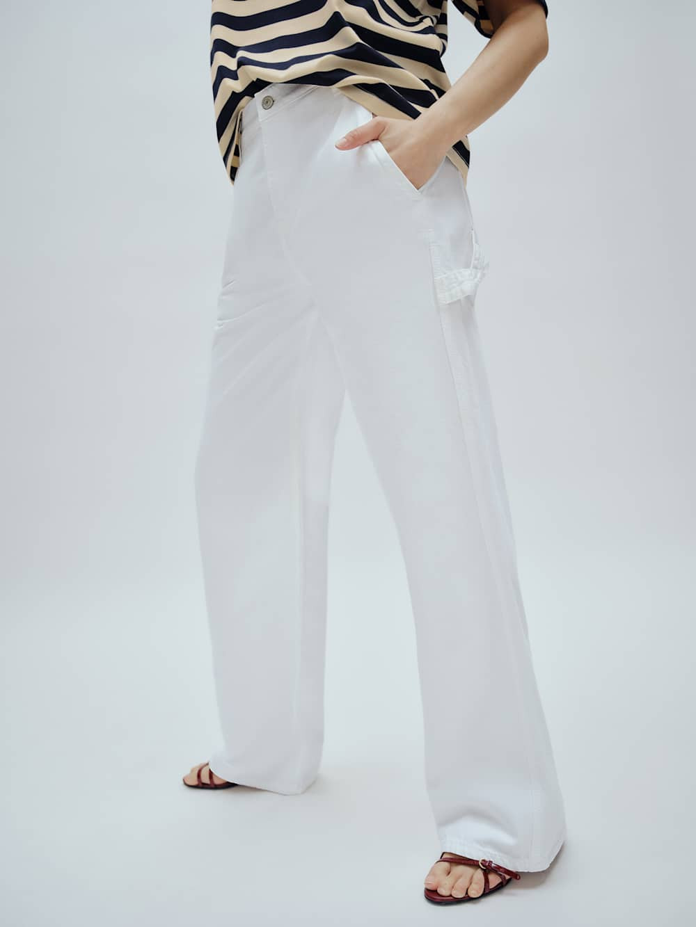 Diego Mid Rise Baggy Utility Jeans | Reformation (Global)