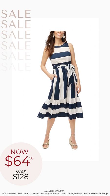 Striped dress on MAJOR sale today!🙌🏼 (sale date 7/4/24)

#LTKSummerSales