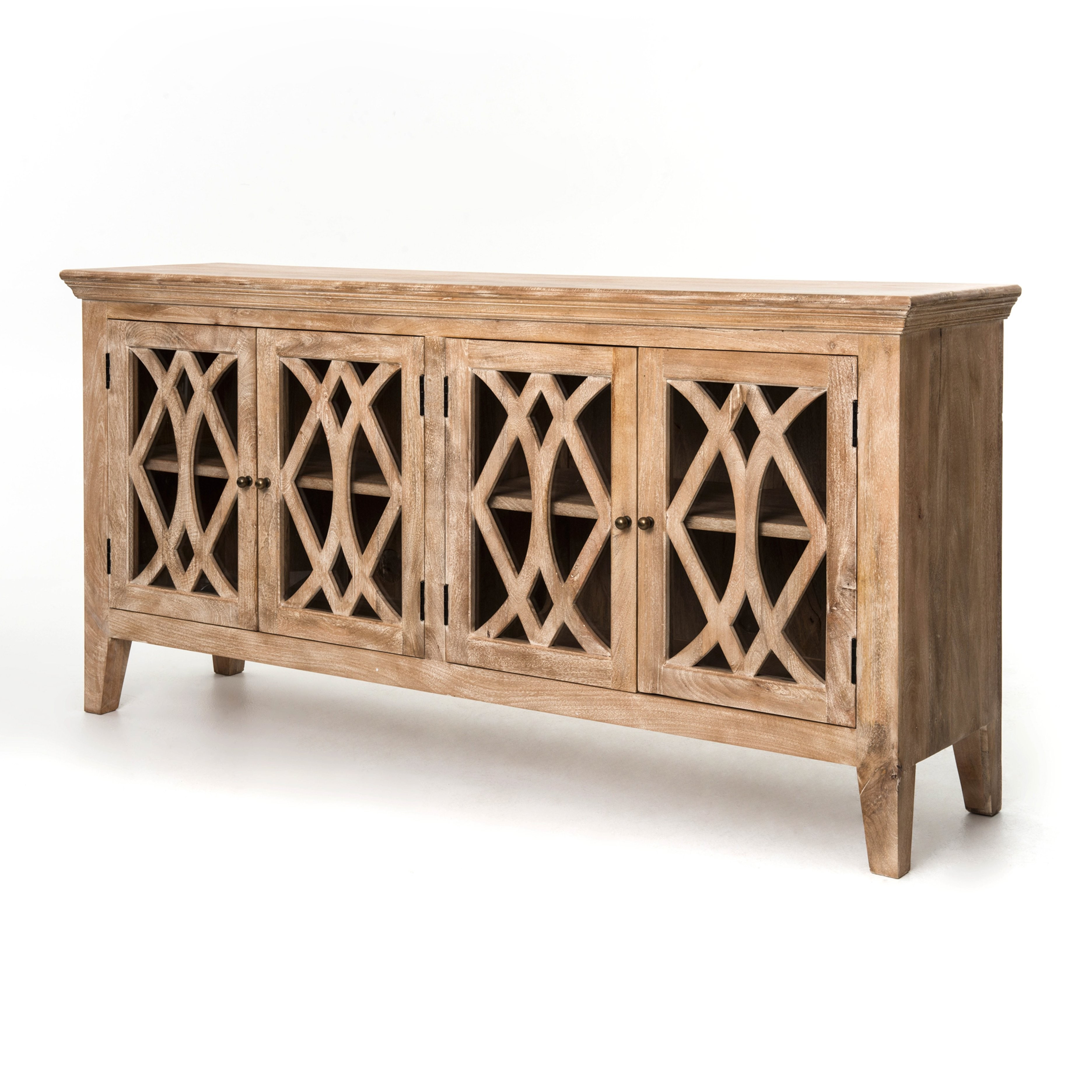 Azalea Sideboard 4 Door in Various Colors | Burke Decor