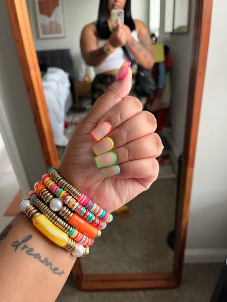 Colorful Amazon Bracelets

Nails are from PressedbyCi

#LTKbeauty #LTKfindsunder50 #LTKstyletip