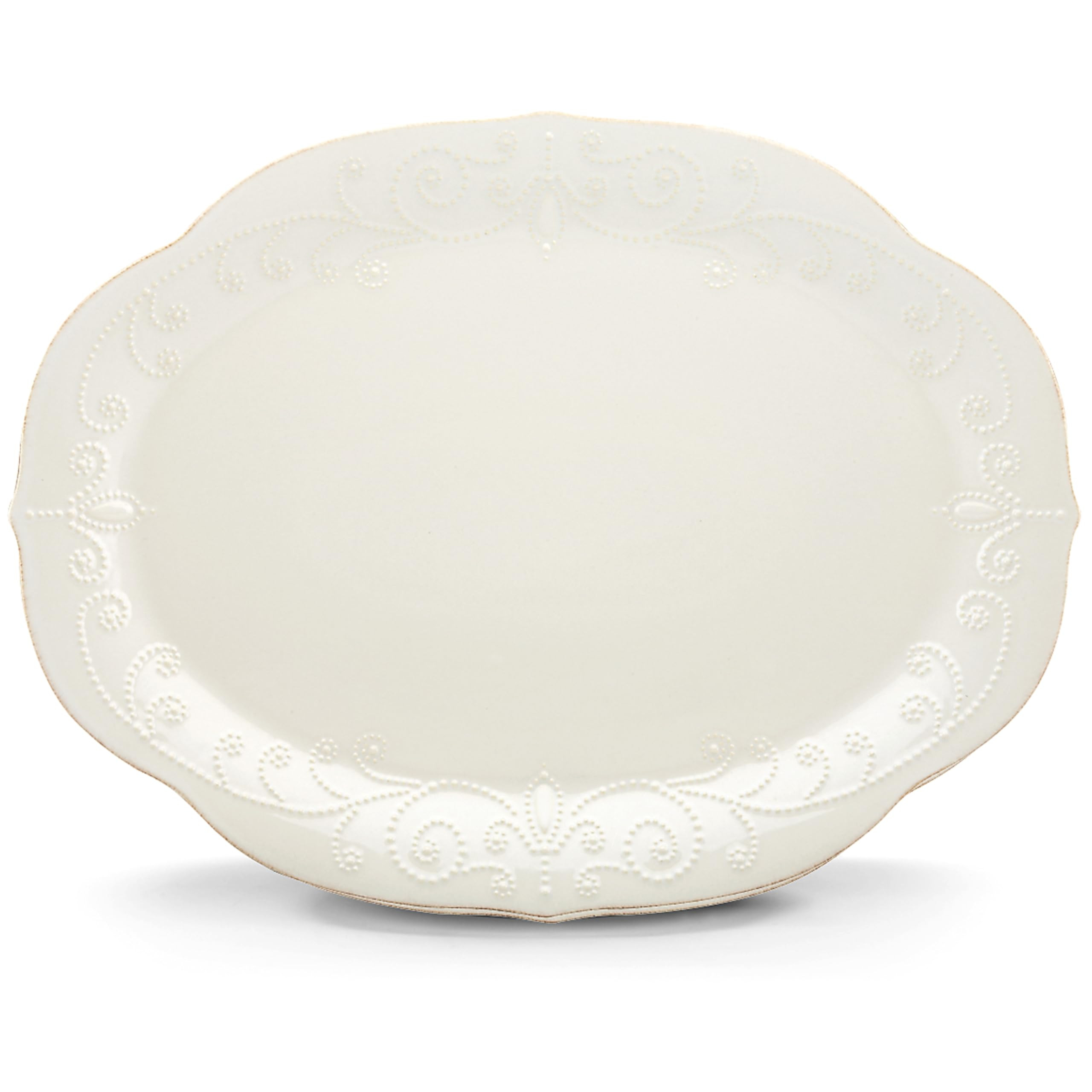 Lenox French Perle Hors D'Oeuvre Tray, 13.5-Inch, White - | Amazon (US)