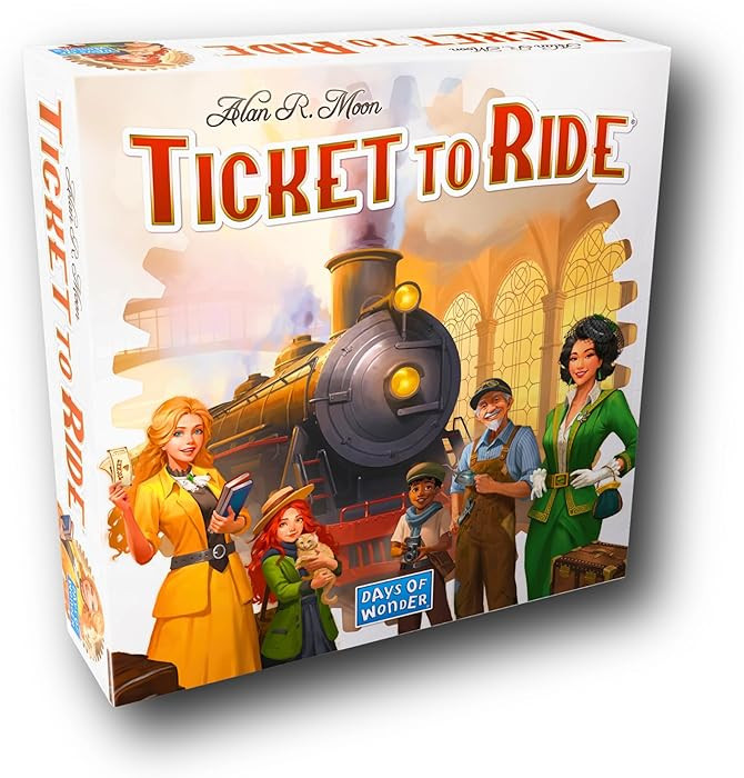 Asmodee Ticket to Ride Board Game (2025 Refresh) - A Cross-Country Train Adventure for Friends an... | Amazon (US)