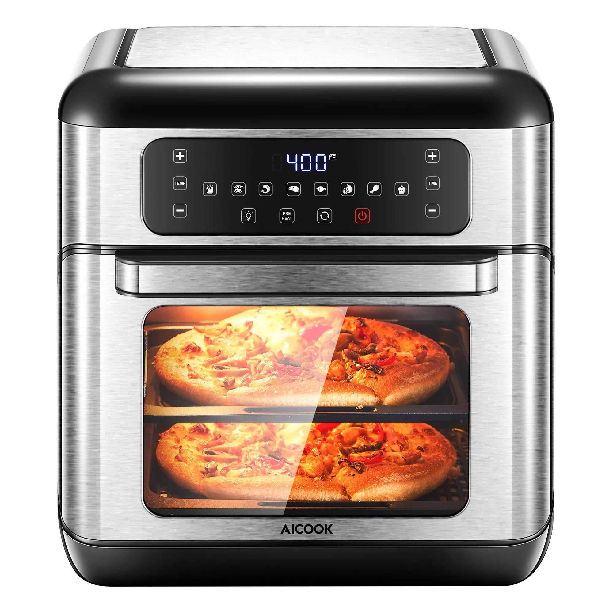 11QT Air Fryer Oven, Toaster Oven with Crisp Taste Technology, with Rotisserie, Dehydrator & Pizz... | Walmart (US)