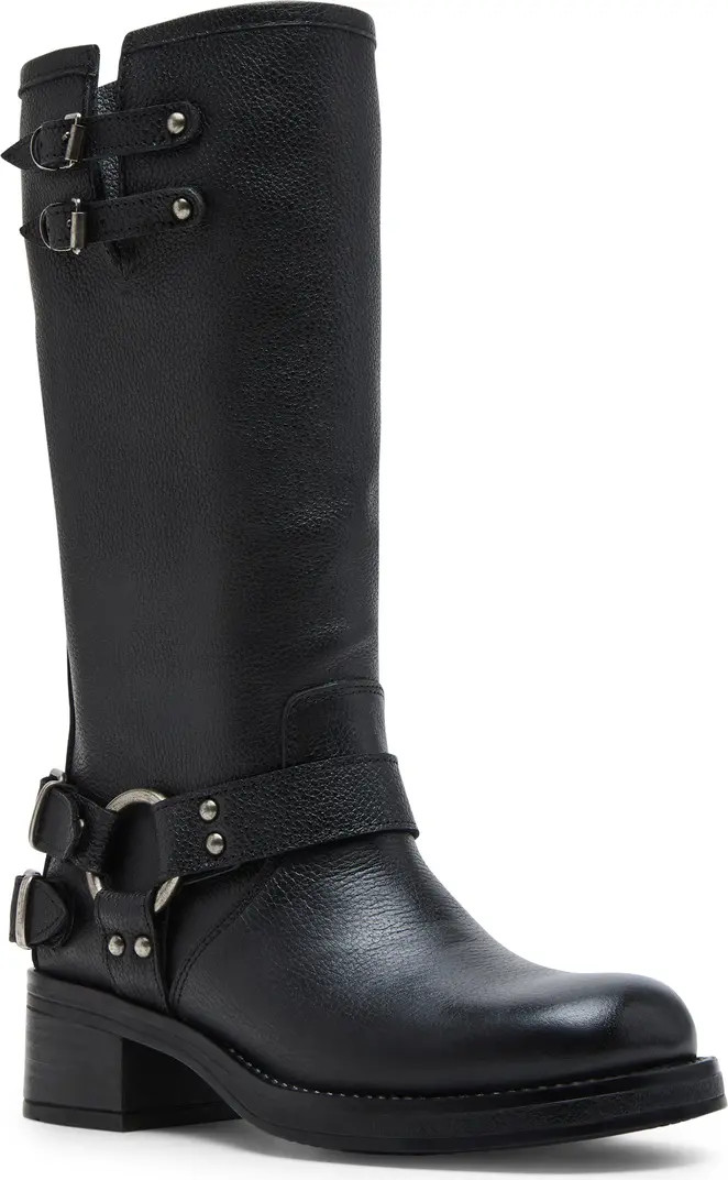 Astor Knee High Moto Boot (Women) | Nordstrom