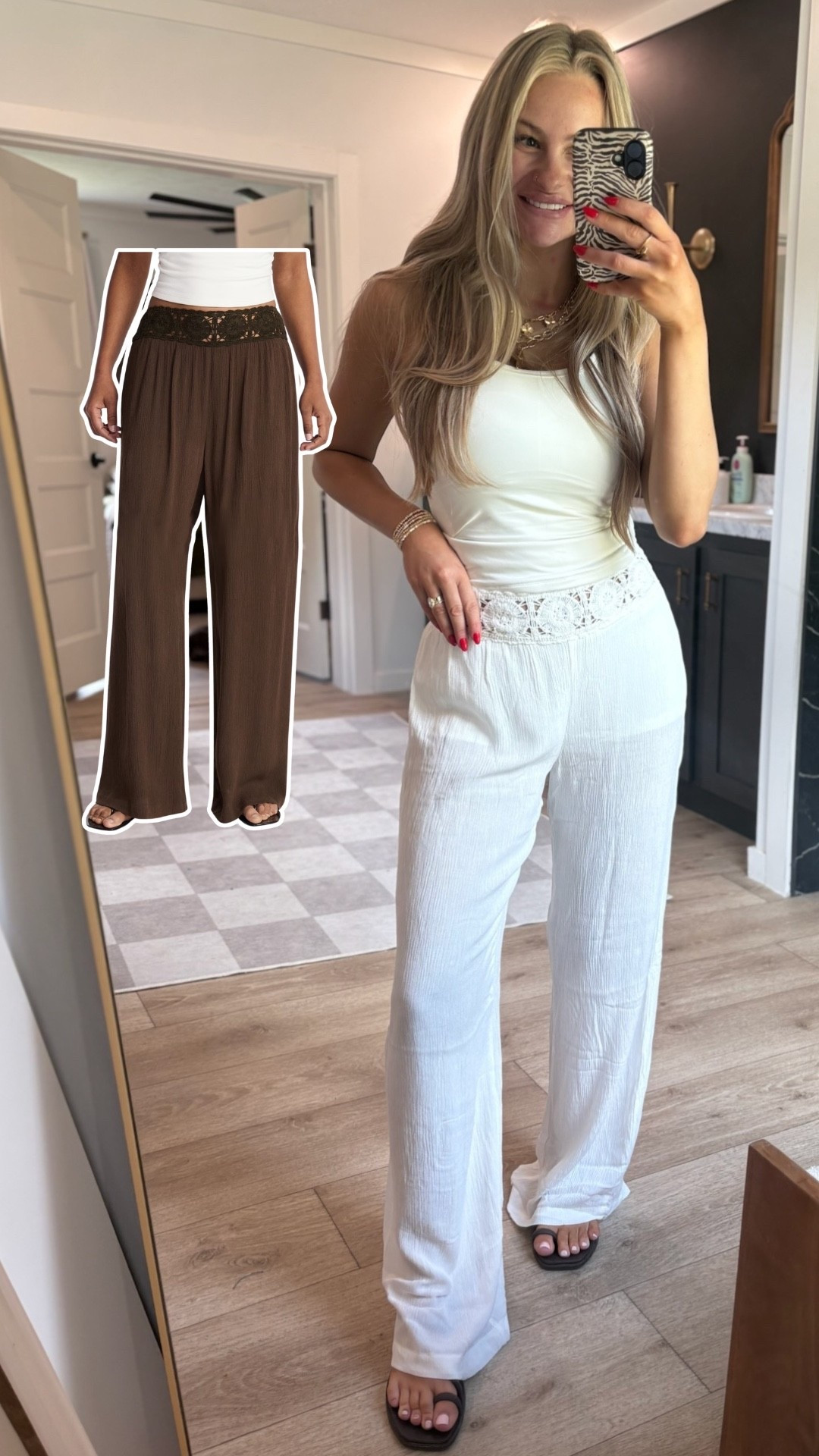 These linen pants from Walmart are so comfy and only $15! Thinking about ordering the brown color too!

#LTKootd #LTKSwim