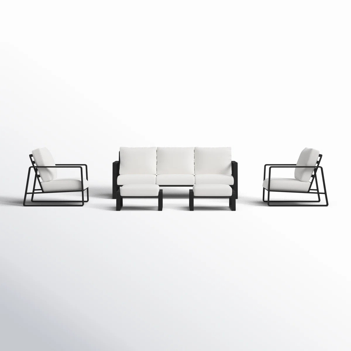 Leanna 7 Piece Aluminum Outdoor Seating Group | Wayfair North America