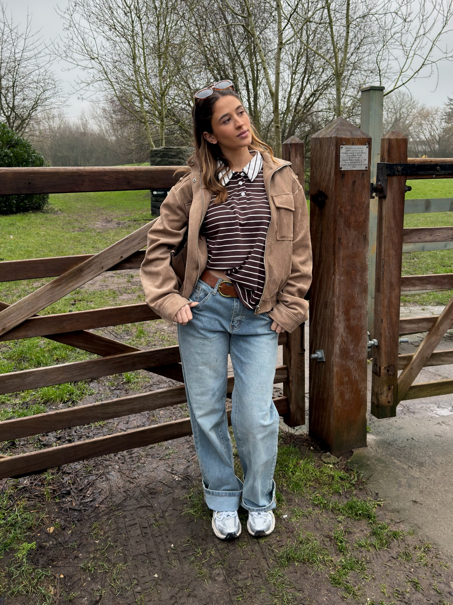 Rugby shirt & suede jacket are my fav combo ♥️🌳✨

#LTKeurope #LTKwinter #LTKstyletip