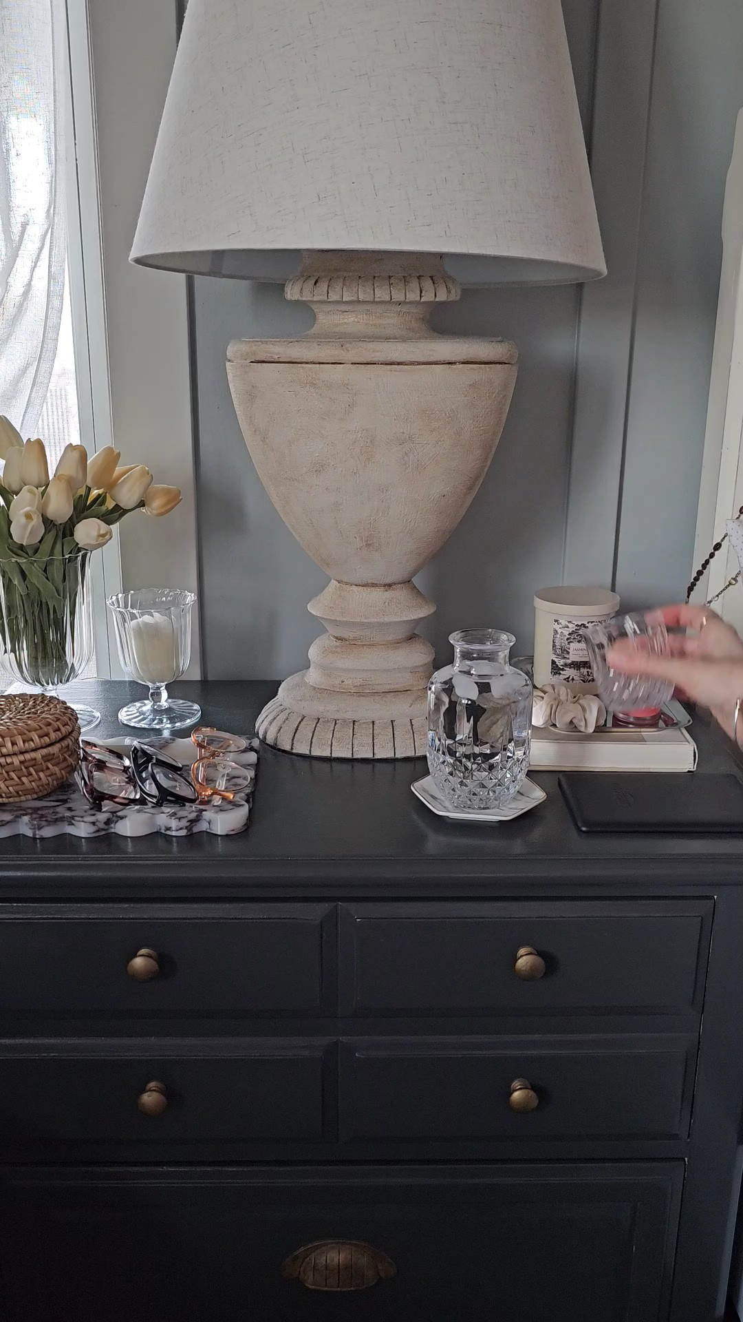 Elevate your nightstand with a glass carafe 

#LTKOver40 #LTKHome #LTKFindsUnder50