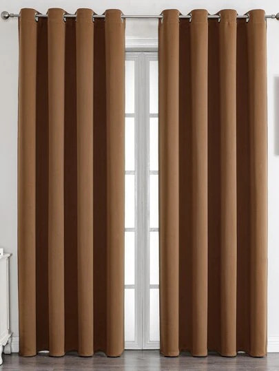 Plain Single Panel Blackout Curtain | SHEIN