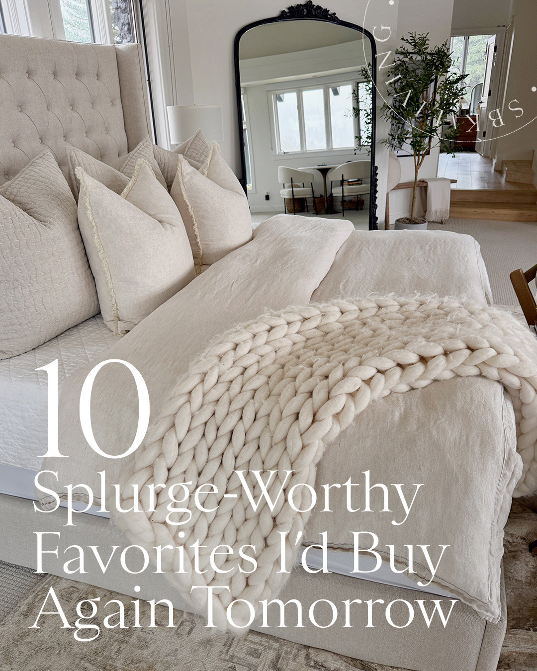 10 splurge-worth favorites I’d buy again TOMORROW!💁🏻‍♀️ Random roundup but worth every penny👇🏻
+ lab grown earrings 
+ organic cotton sheets
+ boar bristle brush 
+ handmade cast iron
+ diamond tennis necklace
+ straw hat 
+ traditional dry sauna
+ oversized floor mirror
+ Italian coffee maker 
+ full spectrum light panel

#LTKOver40 #LTKHome