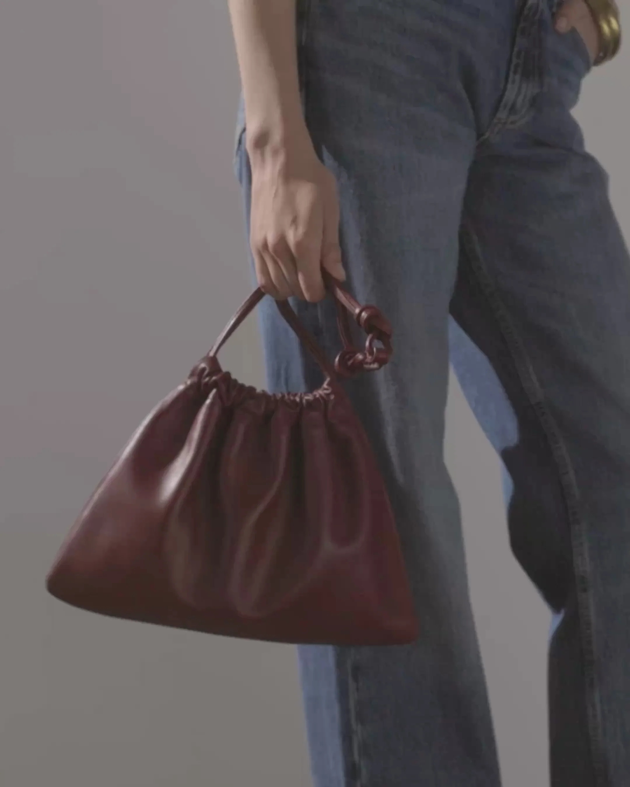 Fin Drawstring Pouch in Cedar Red | The Horse (US, AU, UK, NZ)