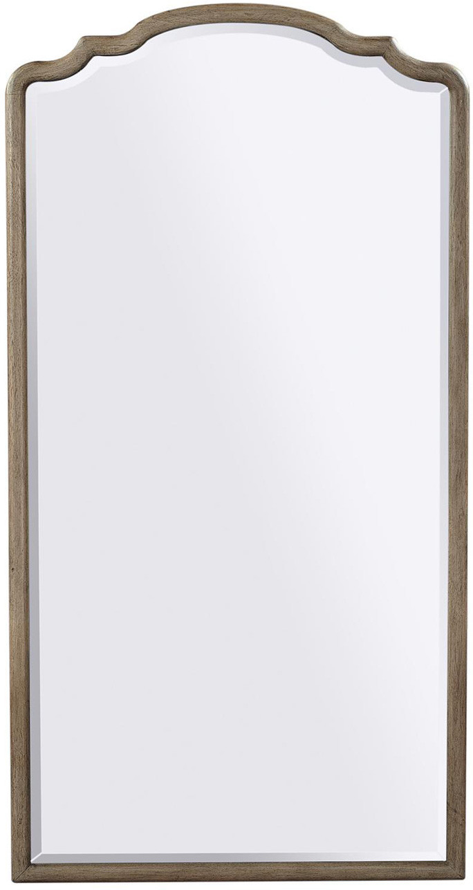 Provence Floor Mirror In Light Brown | 1stopbedrooms