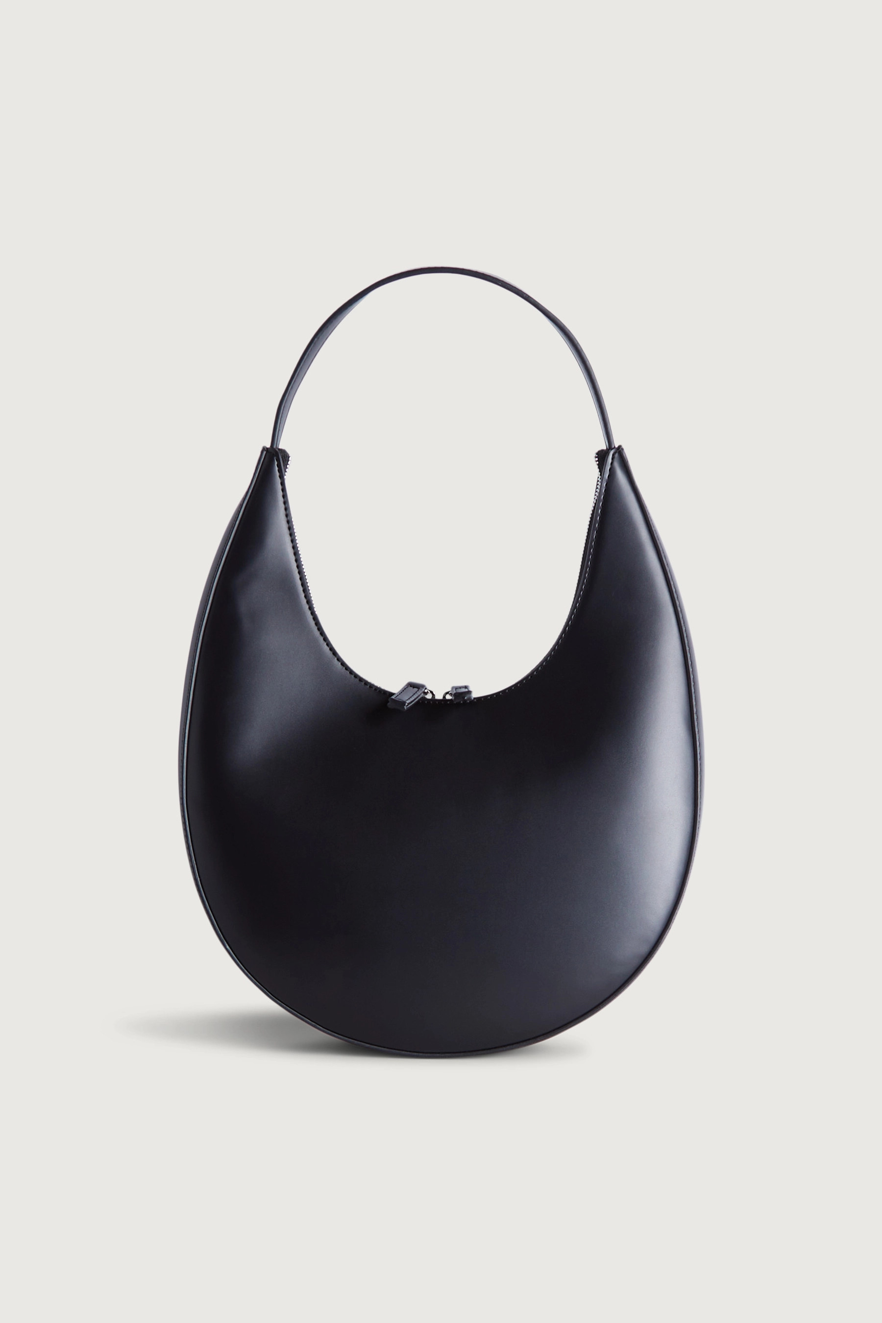 STRUCTURED CURVED SHOULDER BAG | OAK + FORT