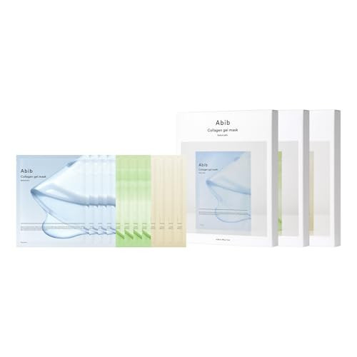 Abib 12-Day Radiance Renewal SET: Collagen Gel Mask 12 Sheets (Sedum & Jericho Rose & Heartleaf) I Korean Skincare, Vegan, Cooling, Calming, Nourishing, Hydrogel Face Mask | Amazon (US)