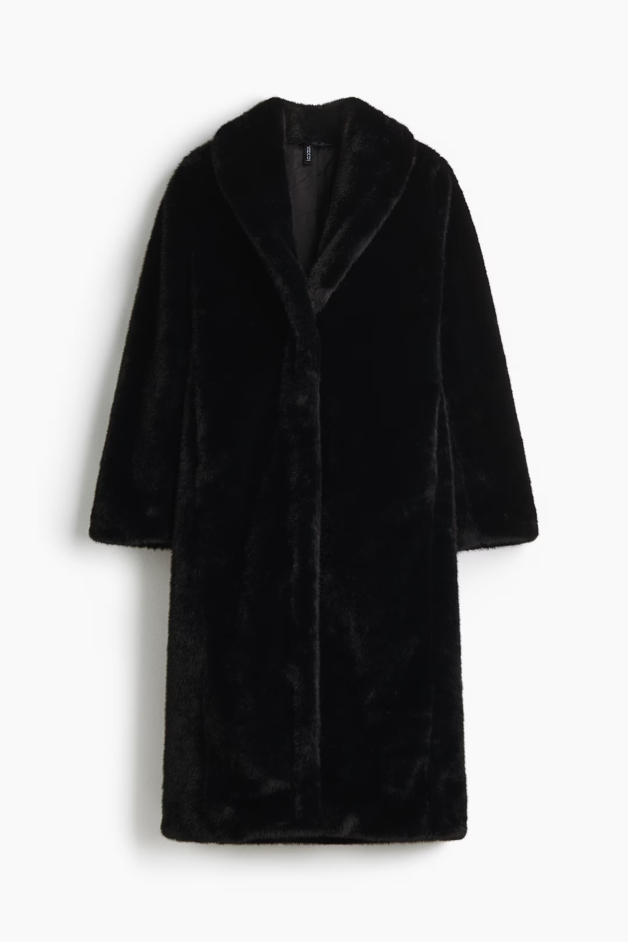 Fluffy Coat with Shawl Collar | H&M (US + CA)