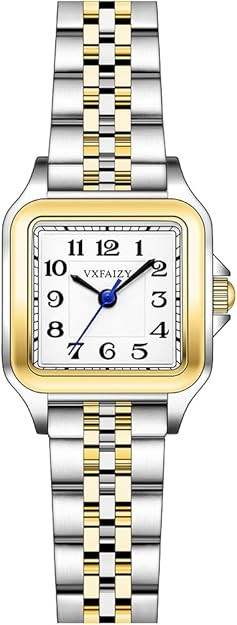 Dainty Square Watch for Women with Easy Read Arabic Numeral Ladies Dress Watches | Amazon (US)