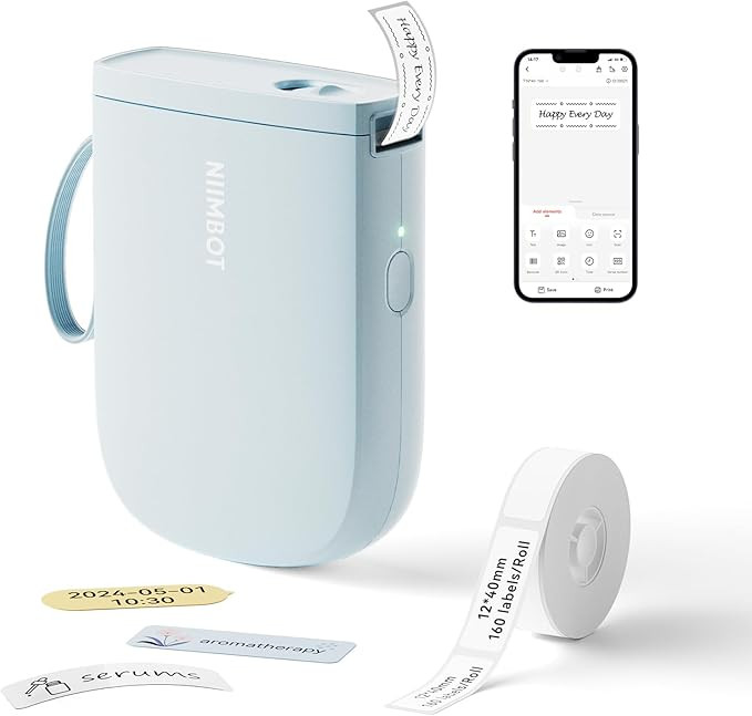 NIIMBOT D11 New Version Label Maker Machine with Tape,300DPI Bluetooth Label Printer, Portable Th... | Amazon (US)