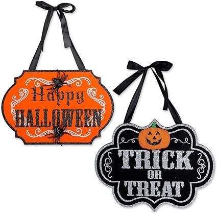 DII Halloween Décor, Medium, Trick or Treat S/2 2 Count | Amazon (US)