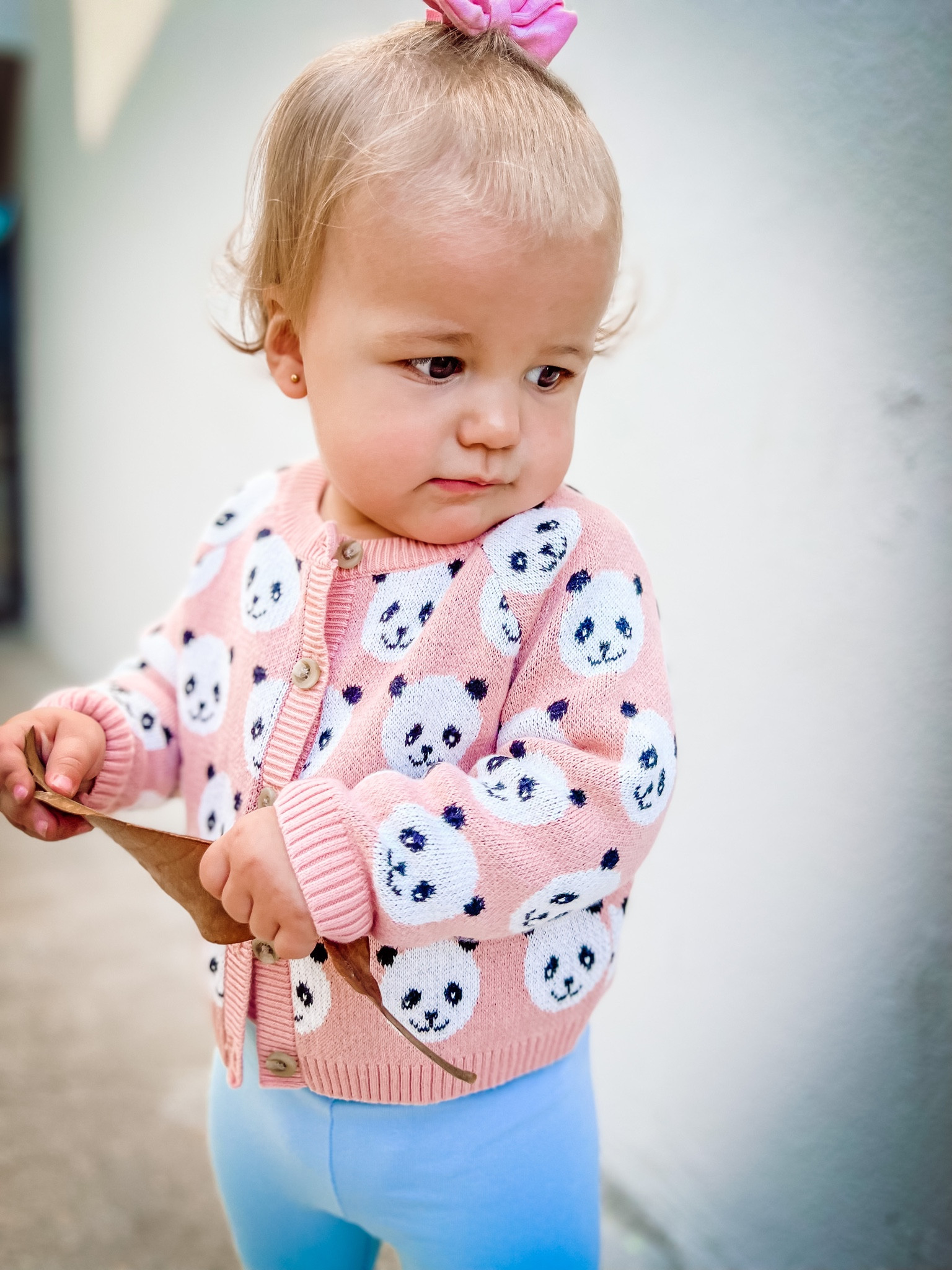 Perfect panda cardigan for your little. Obsessed with the fit. Hadley is wearing a 12-18m and it fits TTS. 
She is also wearing one of Tea Collections leggings and they are so stretchy soft 😍 available in multiple colors but I would size up one size for your babe. #babyoutfits #teacollectionpartner

#LTKbaby #LTKfamily #LTKkids