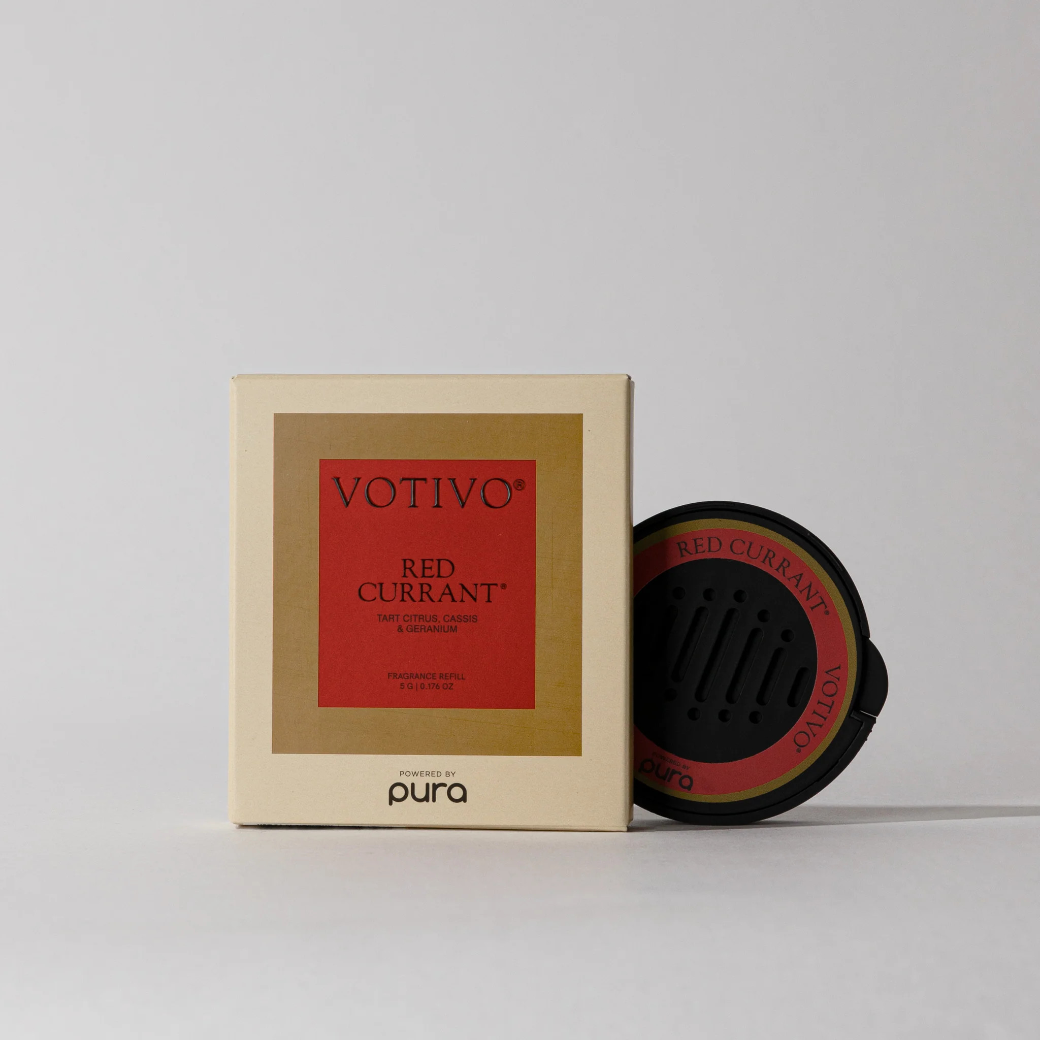 Red Currant Pura + Votivo Car Diffuser Cartridge | Votivo