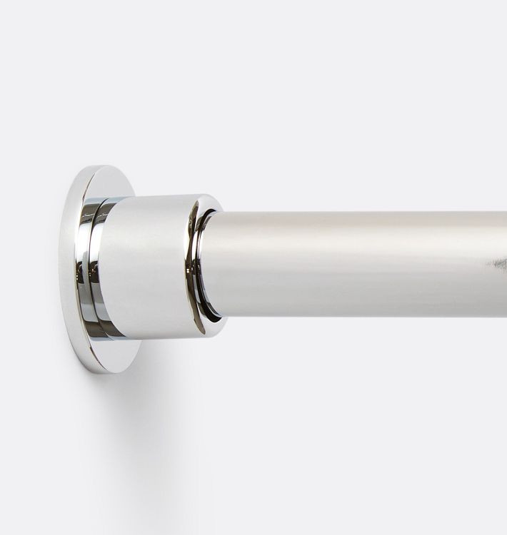 Modern Shower Curtain Rod and Brackets | Rejuvenation