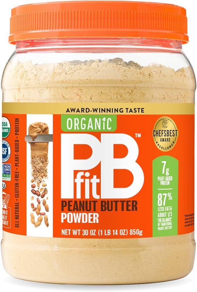 PBfit All-Natural Organic Peanut Butter Powder, Powdered Peanut Spread from Real Roasted Pressed ... | Amazon (US)