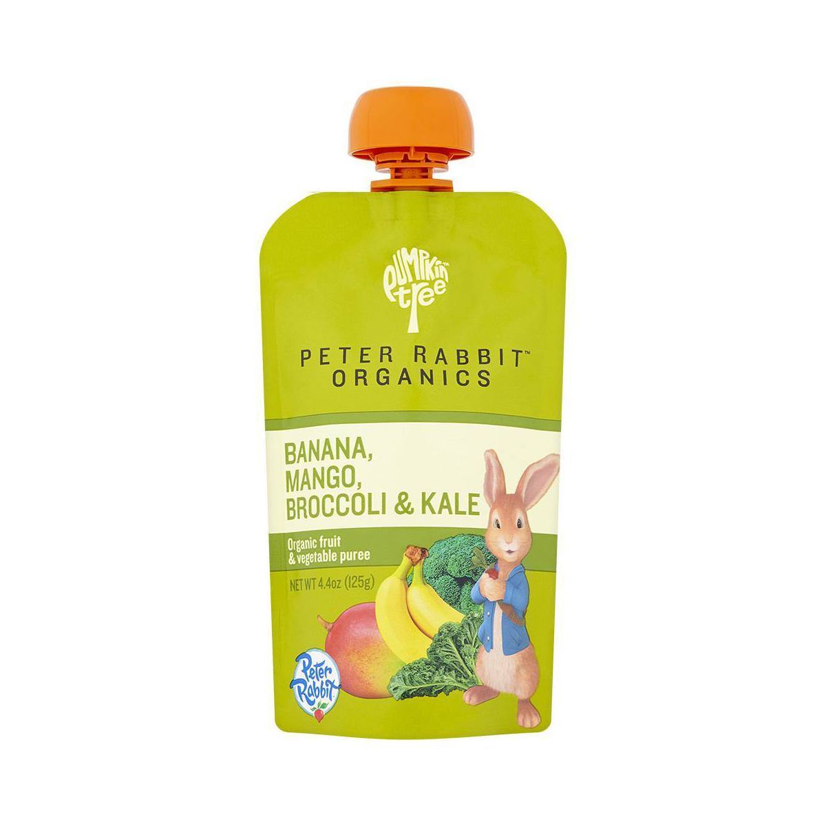 Peter Rabbit Organics Banana Mango Broccoli & Kale Baby Food Pouch - 4.4oz | Target