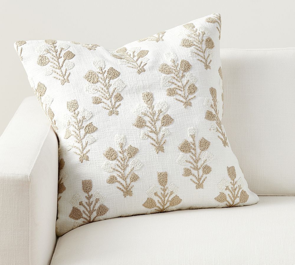 Inyo Embroidered Throw Pillow | Pottery Barn (US)