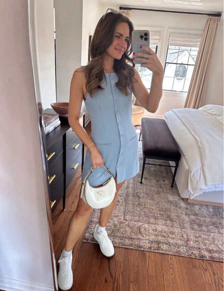 SALE ALERT🤍20% off all dresses + ADDITIONAL 15% off with code DRESSFEST

This dress just screams spring! I love that you can dress it down with sneakers or dress up with heels. I'm wearing a size S. Sneakers fit TTS!


#LTKSaleAlert