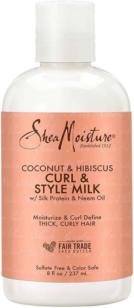 Shea Moisture Coconut and Hibiscus Conditioning Curl/Style Milk 237 ml | Amazon (UK)