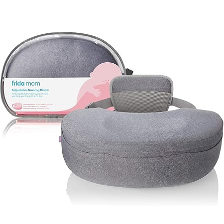 Frida Mom Adjustable Nursing Pillow - Customizable Breastfeeding Pillow for Mom + Baby Comfort wi... | Amazon (US)