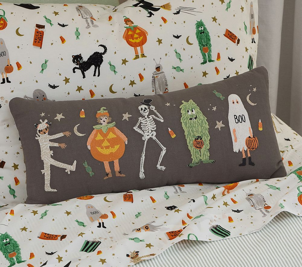 Rifle Paper Co. Halloween Parade Pillow | Pottery Barn Kids