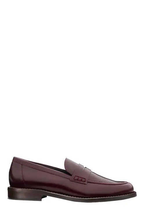 MARGAUX The Marlowe Loafer in Burgundy Calf at Nordstrom, Size 36.5 | Nordstrom