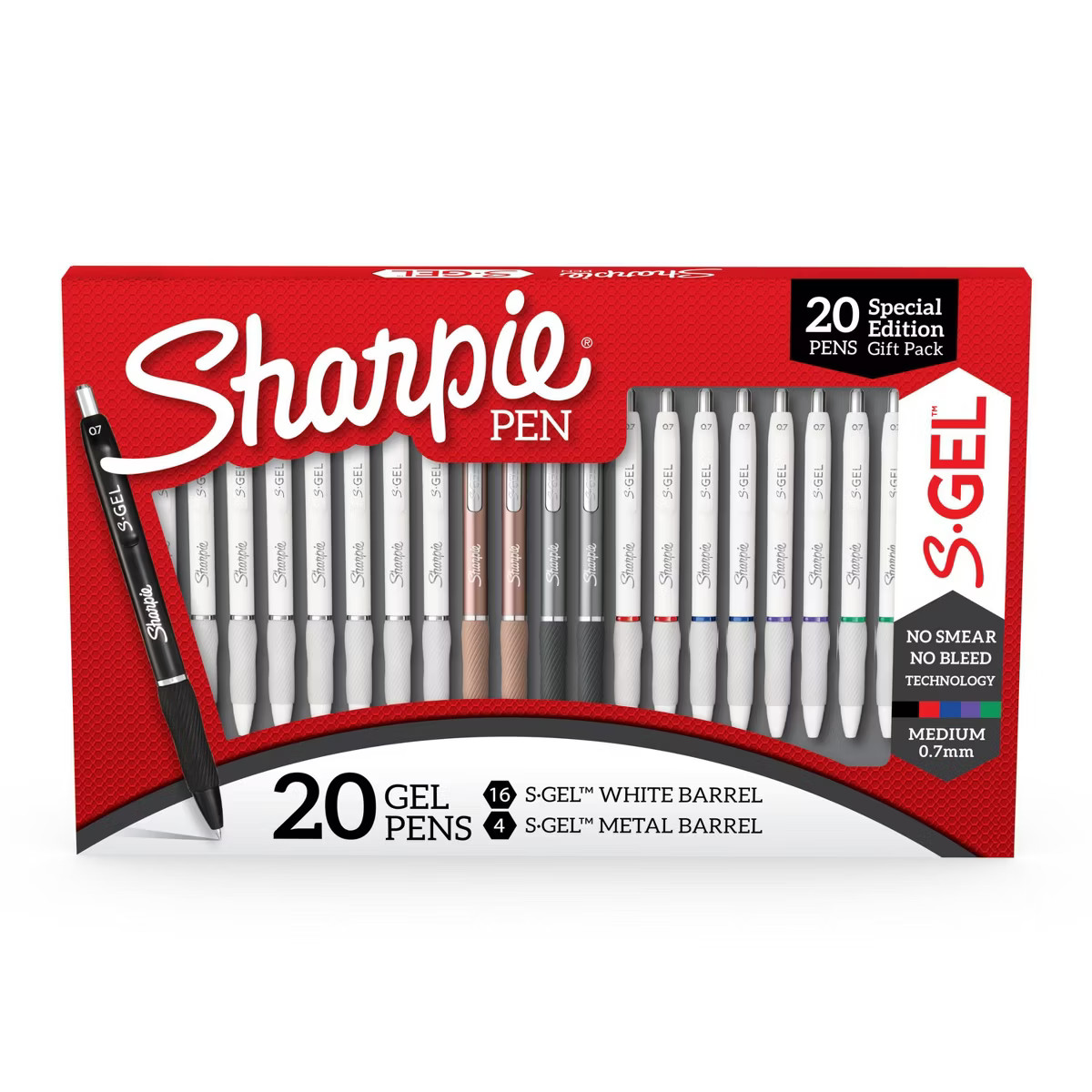 Sharpie 20pk S-Gel 0.7mm Medium Tip Pens | Target