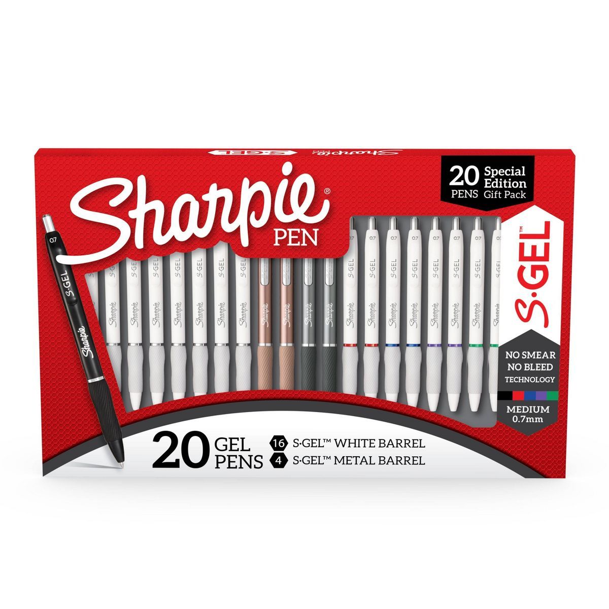 Sharpie 20pk S-Gel 0.7mm Medium Tip Pens | Target