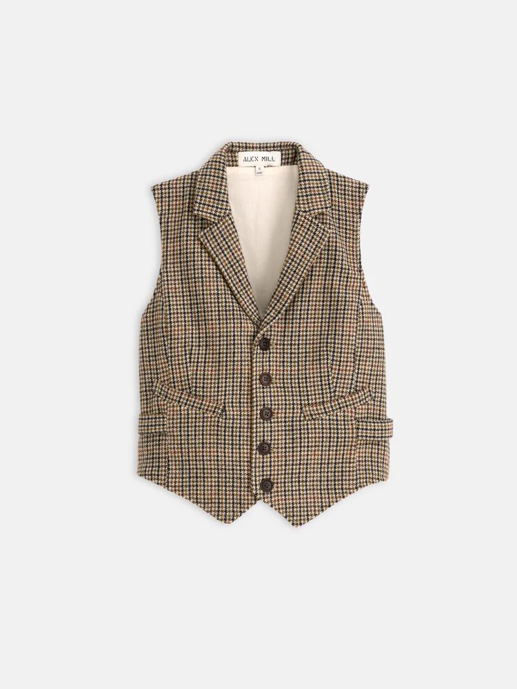 Vest in Wool Tweed | Alex Mill