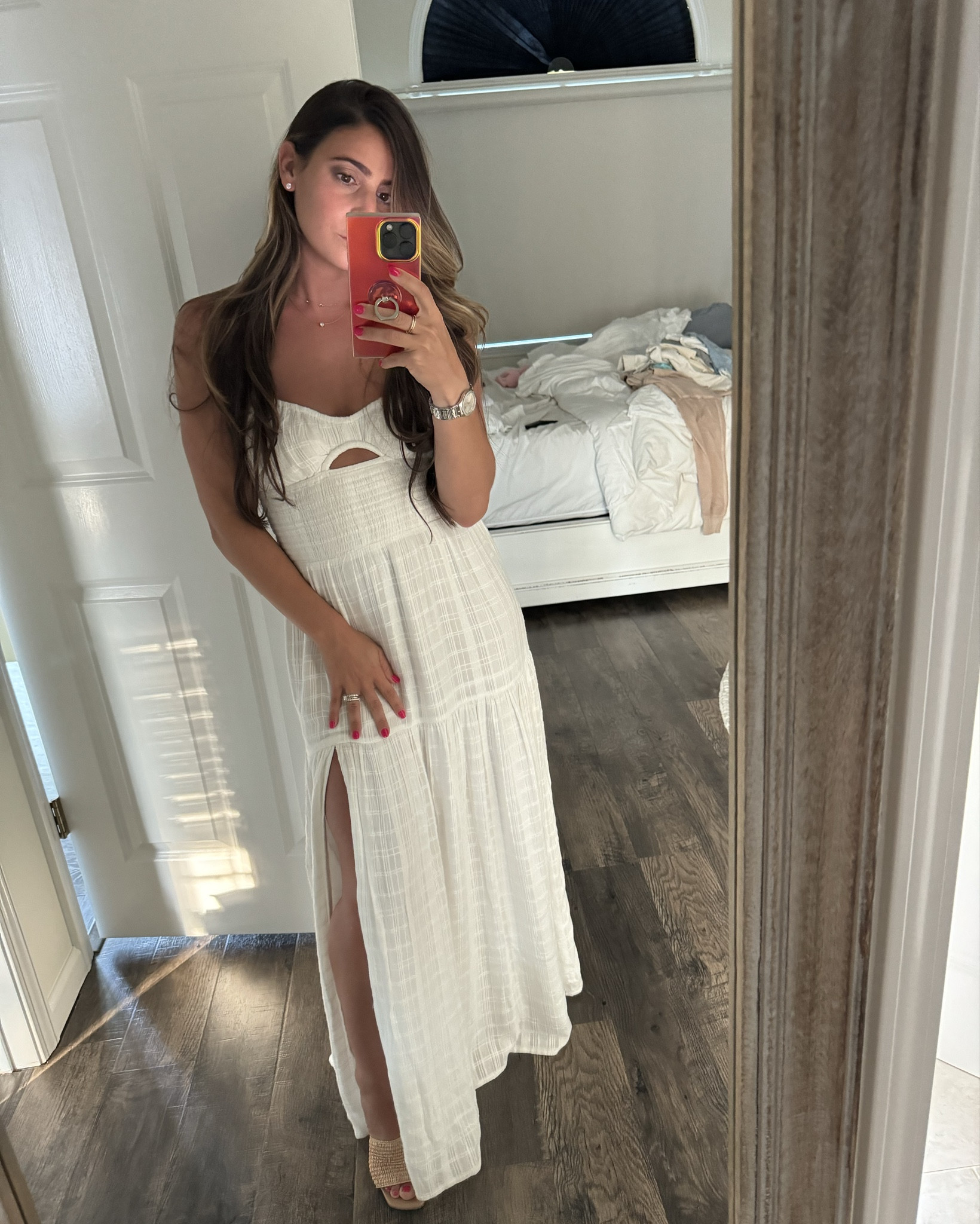 This dress is the perfect dress for summer ! color is called cream but is more on the white side sized down to and XS usually wear a small in Lspace dresses comes in other color ways and short and long maxi dress! Used this dress for a mini photography session with my little girl !

#babygirl #white #dress

#LTKBump #LTKTravel #LTKStyleTip