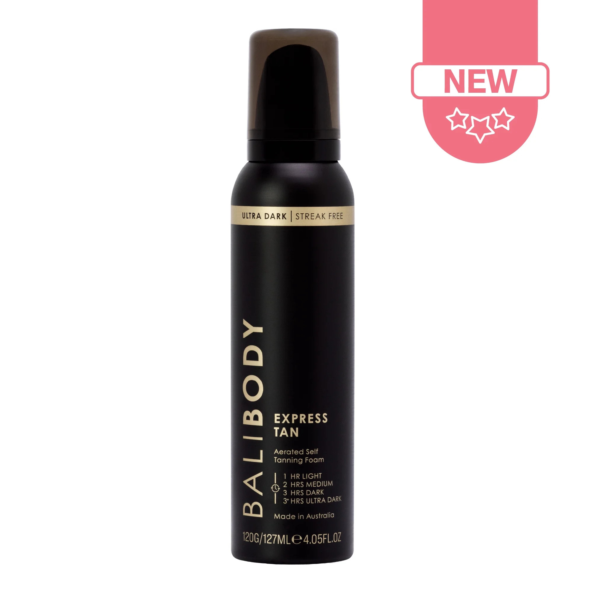 Bali Body Aerated Sunless Self Tanner Foam Express Tan Ultra Dark, 4.05 fl.oz | Walmart (US)