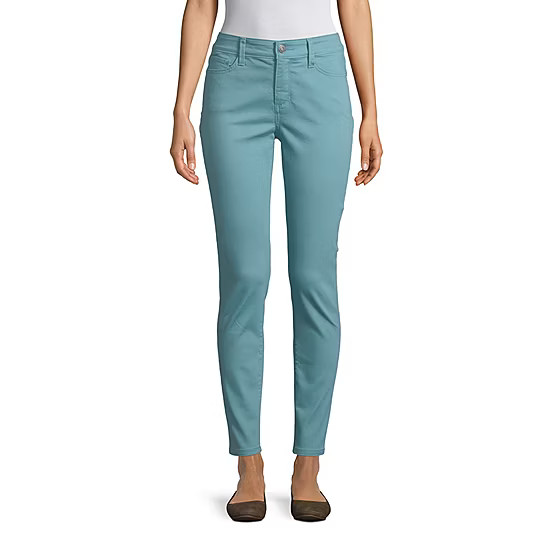 St. John's Bay Secretly Slender Womens Mid Rise Skinny Fit Jean | JCPenney