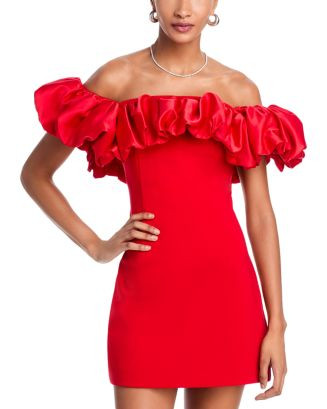 Ina Ruffled Mini Dress | Bloomingdale's (US)