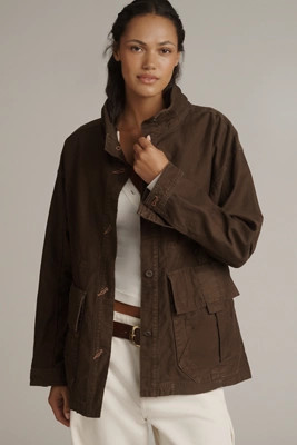 Pilcro Surplus Cinch-Waist Jacket | Anthropologie (US)