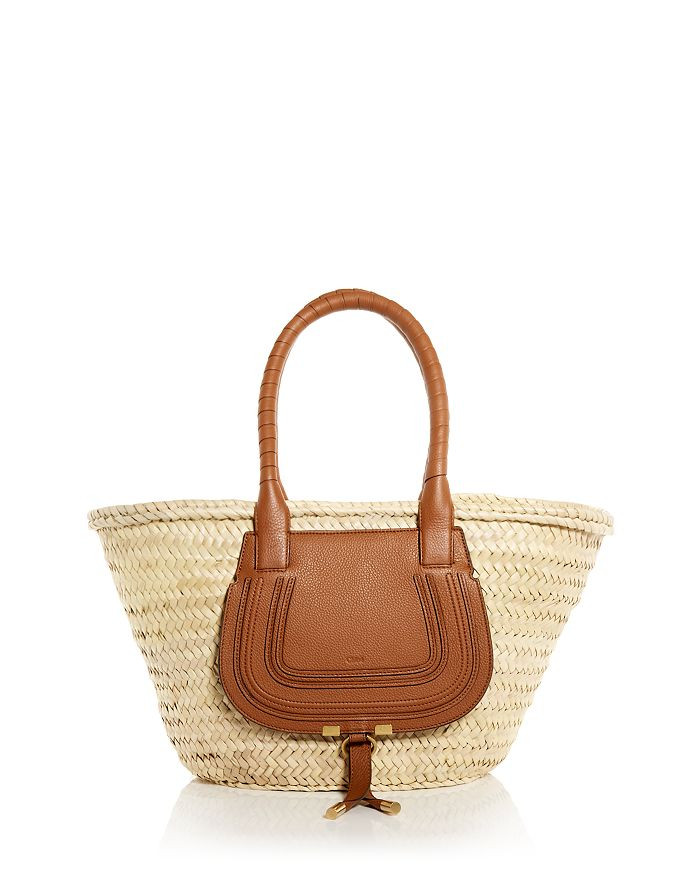 Marcie Medium Mixed Media Basket Tote | Bloomingdale's (US)