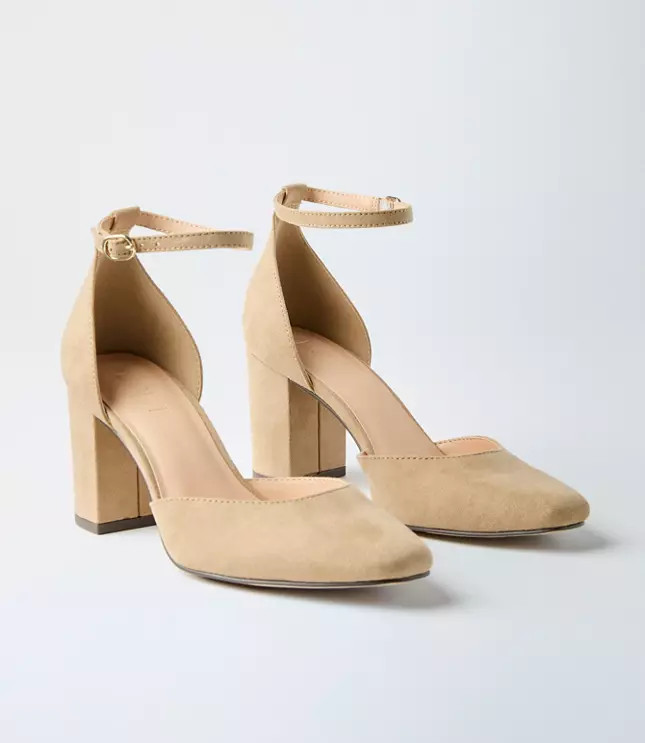 Ankle Strap Block Heels | LOFT