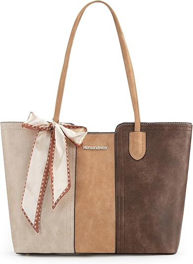 Montana West Tote Bags for Women Medium Top Handle Satchel Purses | Amazon (US)