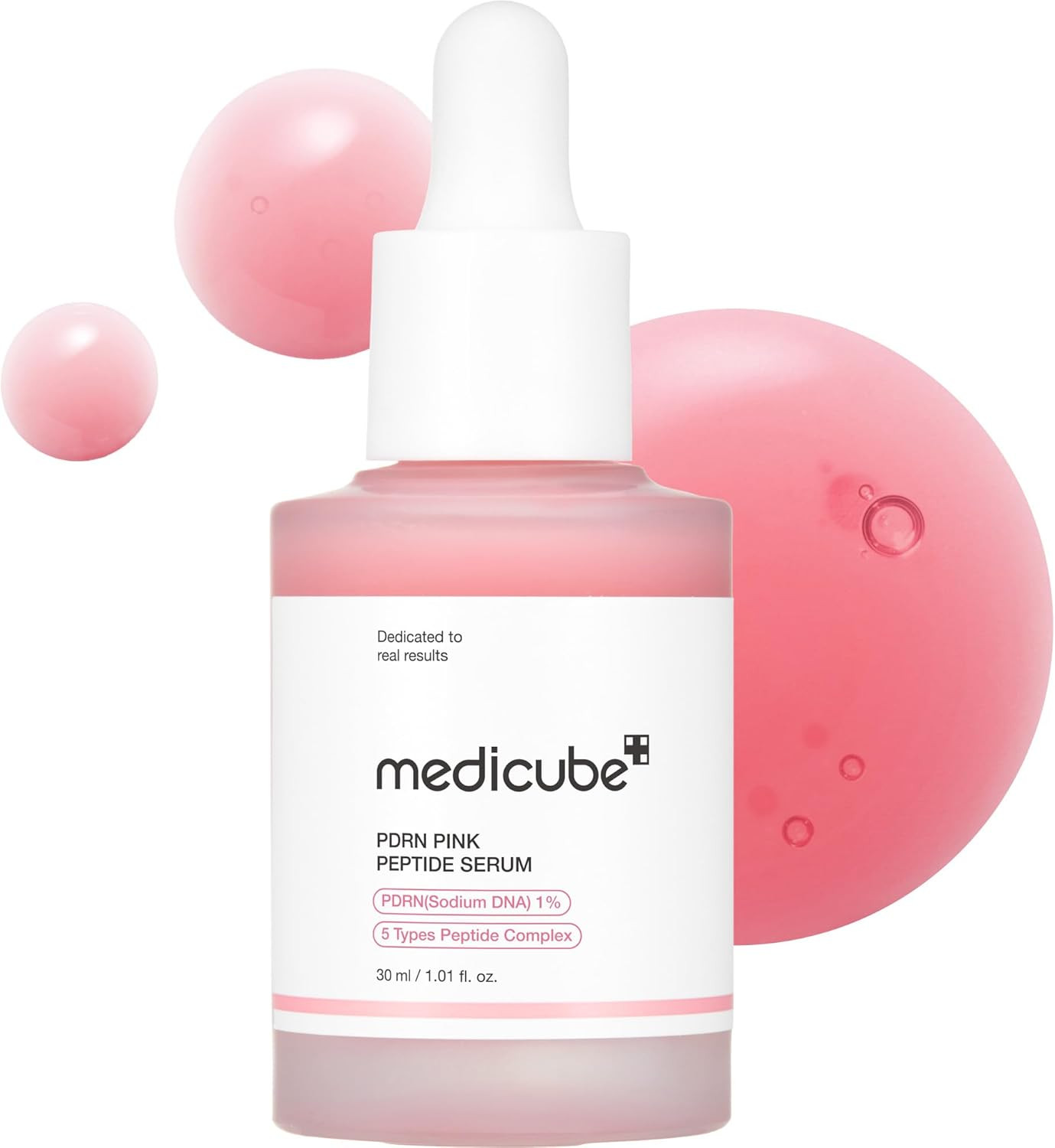 medicube Salmon DNA PDRN Pink Peptide Serum, Pink glow serum, Peptide, Niacinamide, Hydrating & M... | Amazon (UK)