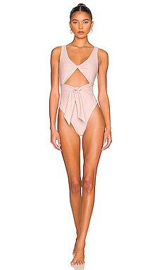 Tularosa Duffy One Piece in Petal Pink from Revolve.com | Revolve Clothing (Global)