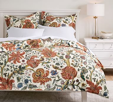 Eleanor Palempore Percale Duvet Cover | Pottery Barn (US)